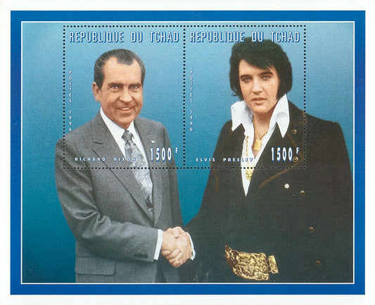 Famous characters - Elvis-Nixon-Clinton 1996