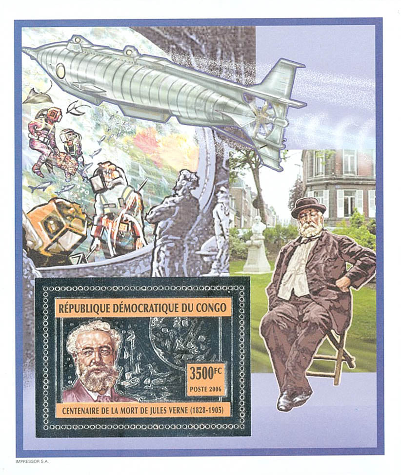 100th Anniversary of the Death of Jules Verne (Silver Issue)