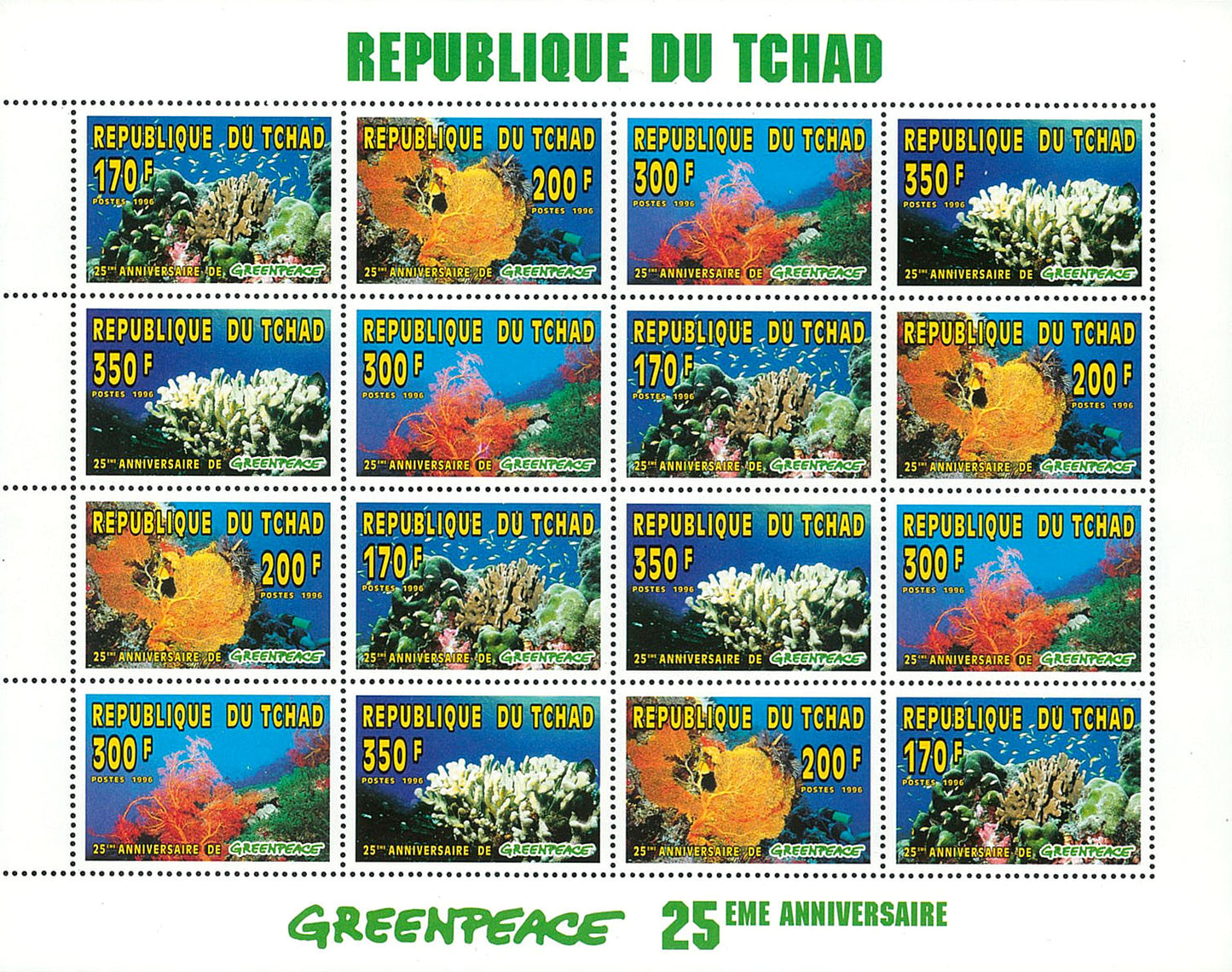 Major historical events  - Greenpeace 25th Birthday 1996