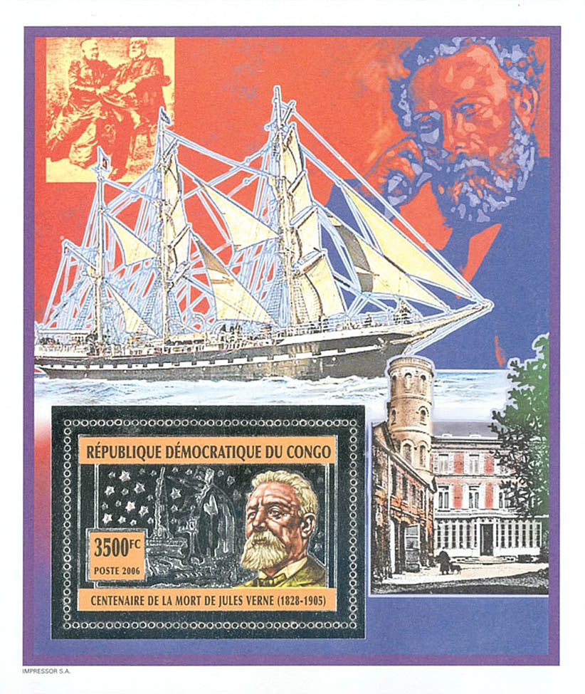 100th Anniversary of the Death of Jules Verne (Silver Issue)