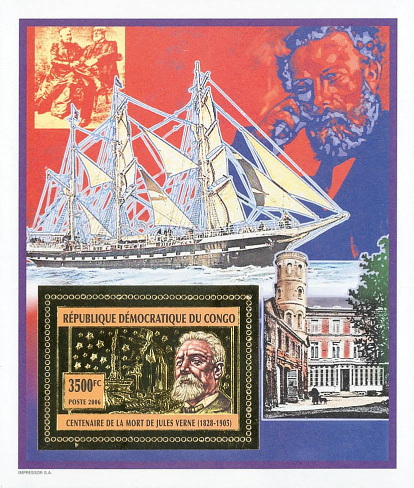 100th Anniversary of the Death of Jules Verne (Gold Issue)