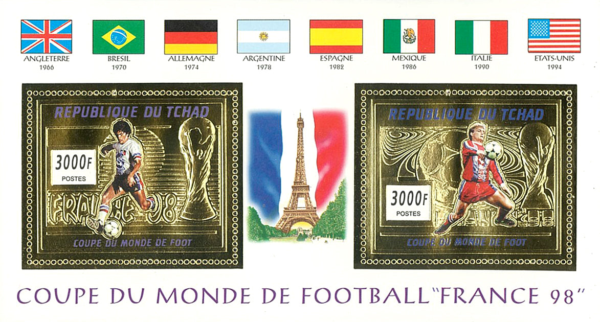 Football Worldcup - France 98 -Gold Issue