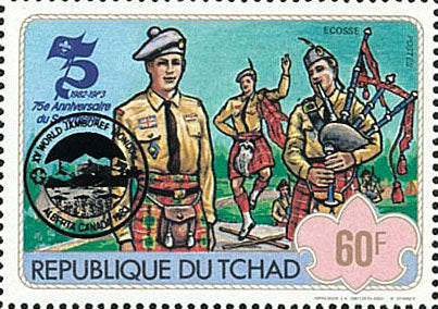 75th anniversary of scouting / Surcharge Black