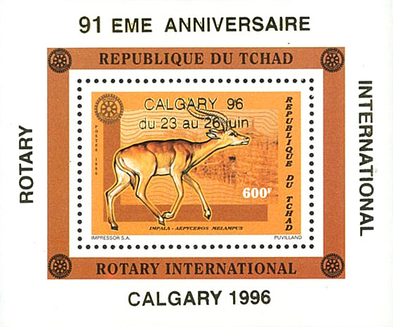 Fauna & Flora / Rotary - Gazelle /Addax - Overlap Calgary