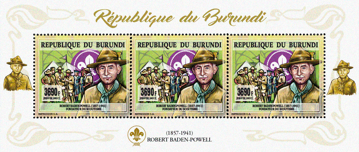 Famous characters / Scouting : Baden-Powell Founder of scouting