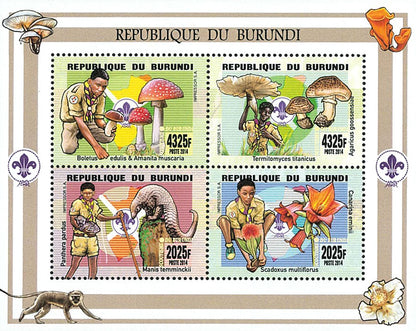 Scouting : Scouts of Burundi / Fauna / Flora / Mushrooms (I)