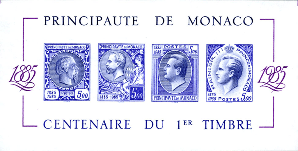 Centenary of the first Stamp 1885-1985/ Purple