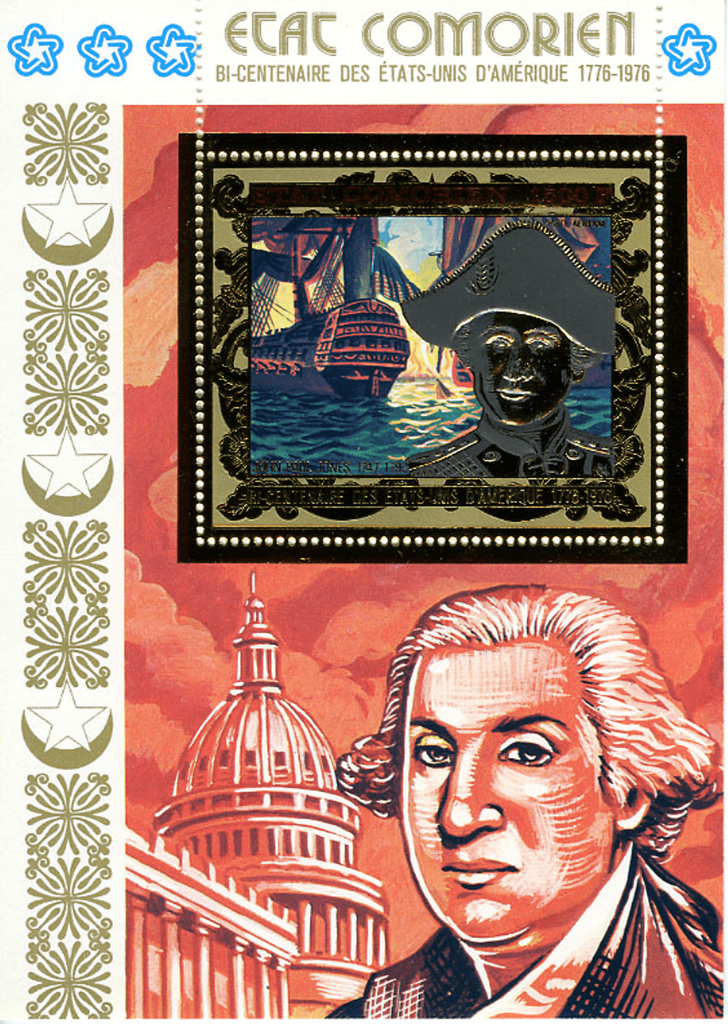 Bicentenary of the american revolution , gold issue